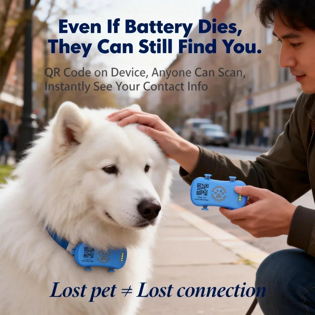 WANWAYTECH GPS Pet Tracker For Dogs And Cats With IoT SIM And WiFi