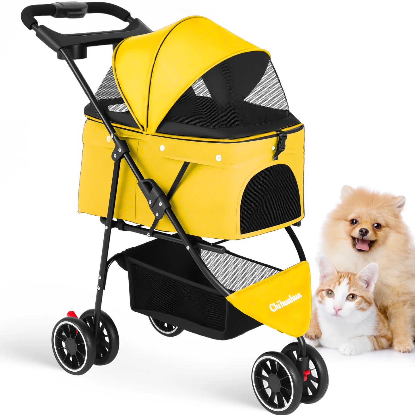 CHIHUAHUA Foldable Pet Stroller For Dogs And Cats Travel