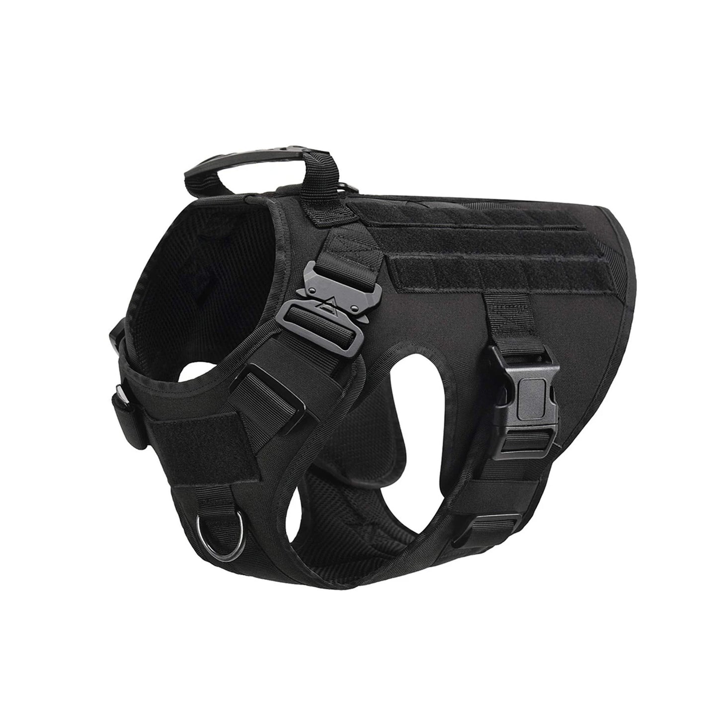 Tactical Dog Harness Vest With Molle Pouches For Medium And Large Dogs