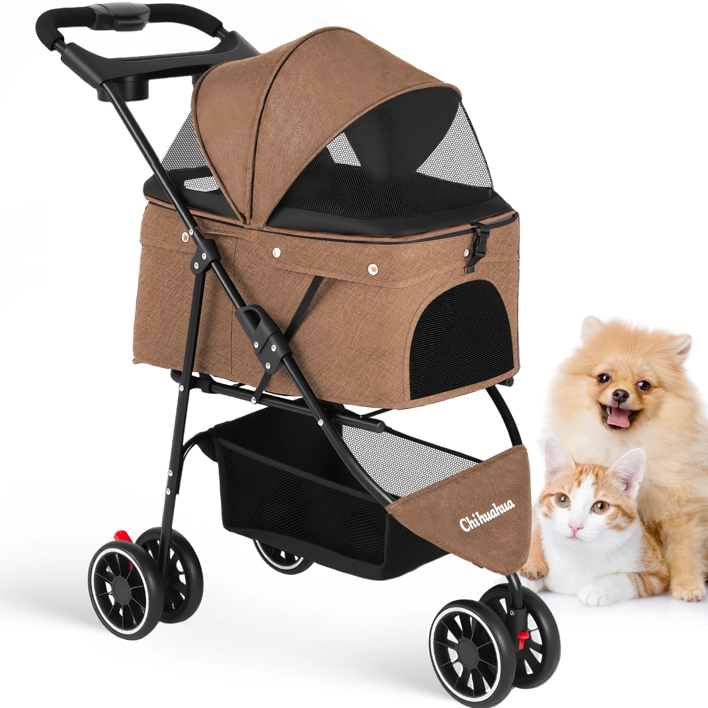 CHIHUAHUA Foldable Pet Stroller For Dogs And Cats Travel