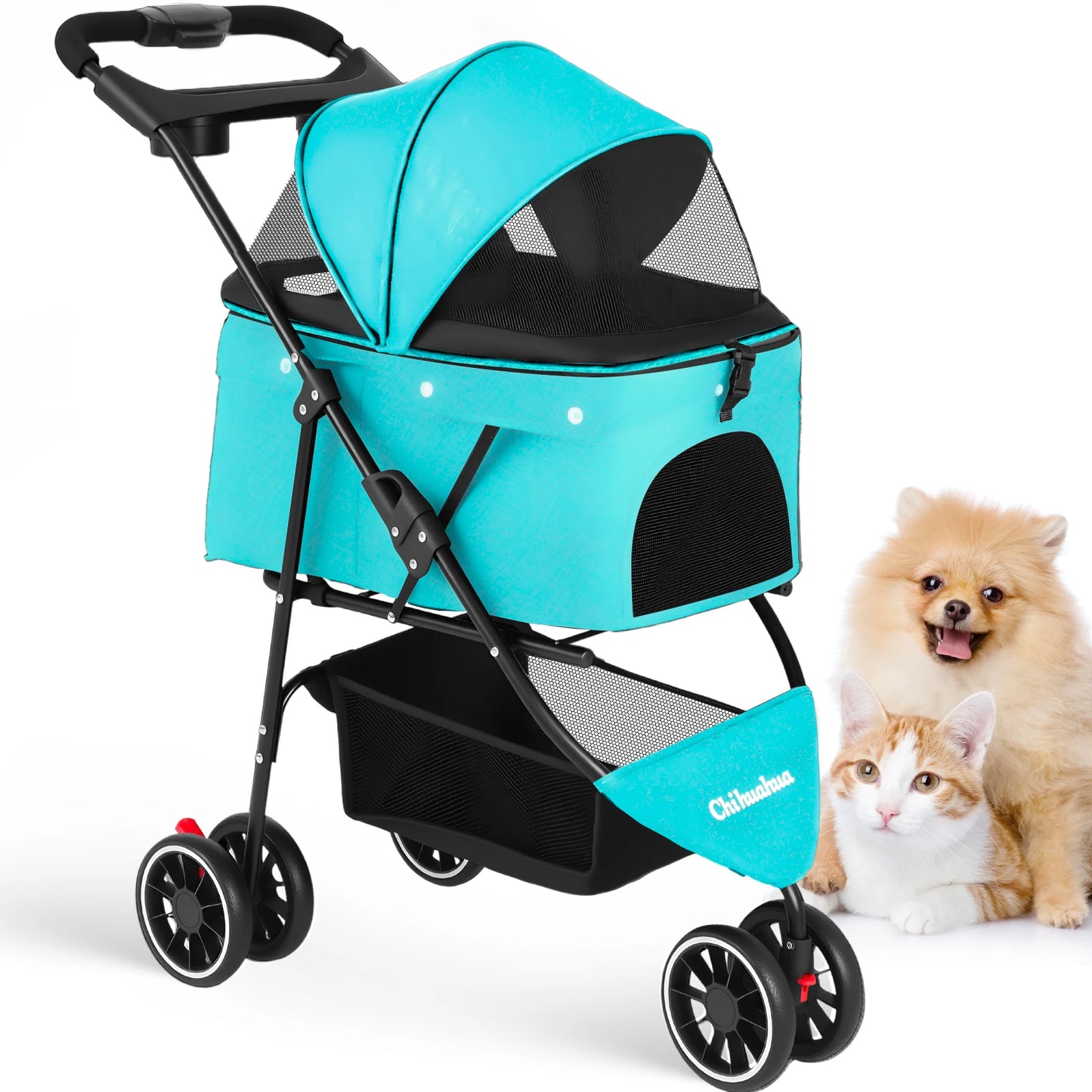 CHIHUAHUA Foldable Pet Stroller For Dogs And Cats Travel