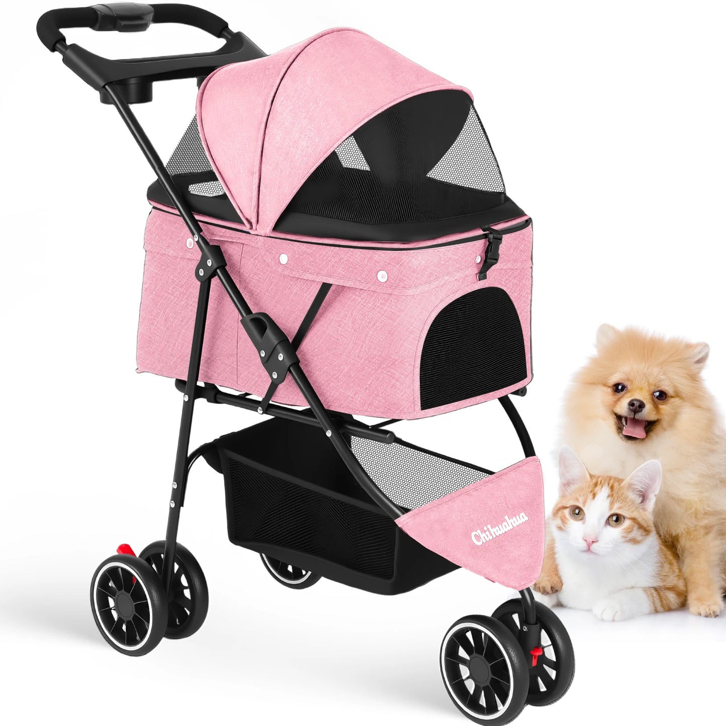 CHIHUAHUA Foldable Pet Stroller For Dogs And Cats Travel