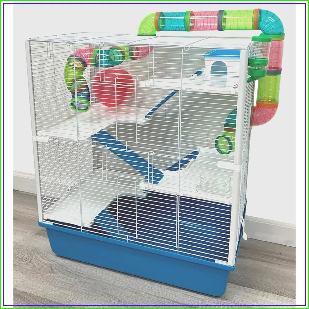 Expandable 5 Tier Hamster Palace Habitat With Easy Setup
